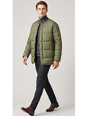 New Club  Monaco Men’s Puffer Jacket Size Small